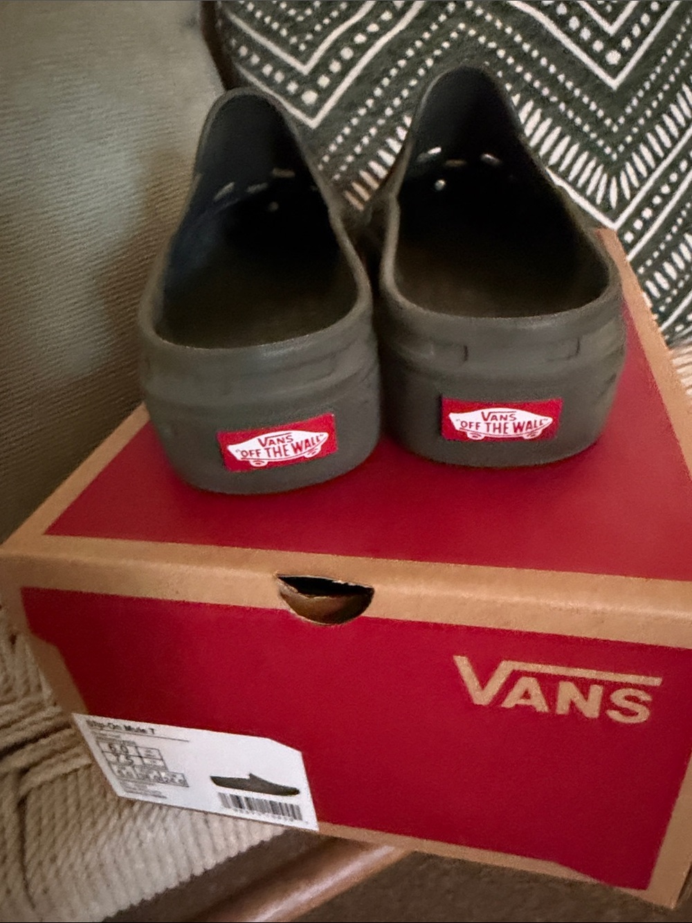 Vans Slip On Mule- Olive - Picture 5 of 8